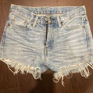 Levi's 513 cut off shorts 26/2